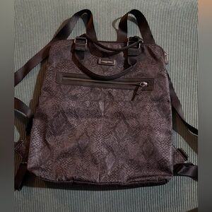 Baggallini Snake Pattern Backpack
